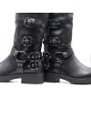 BOTA NAPA MOTERA HEBILLAS NEGRO 80930