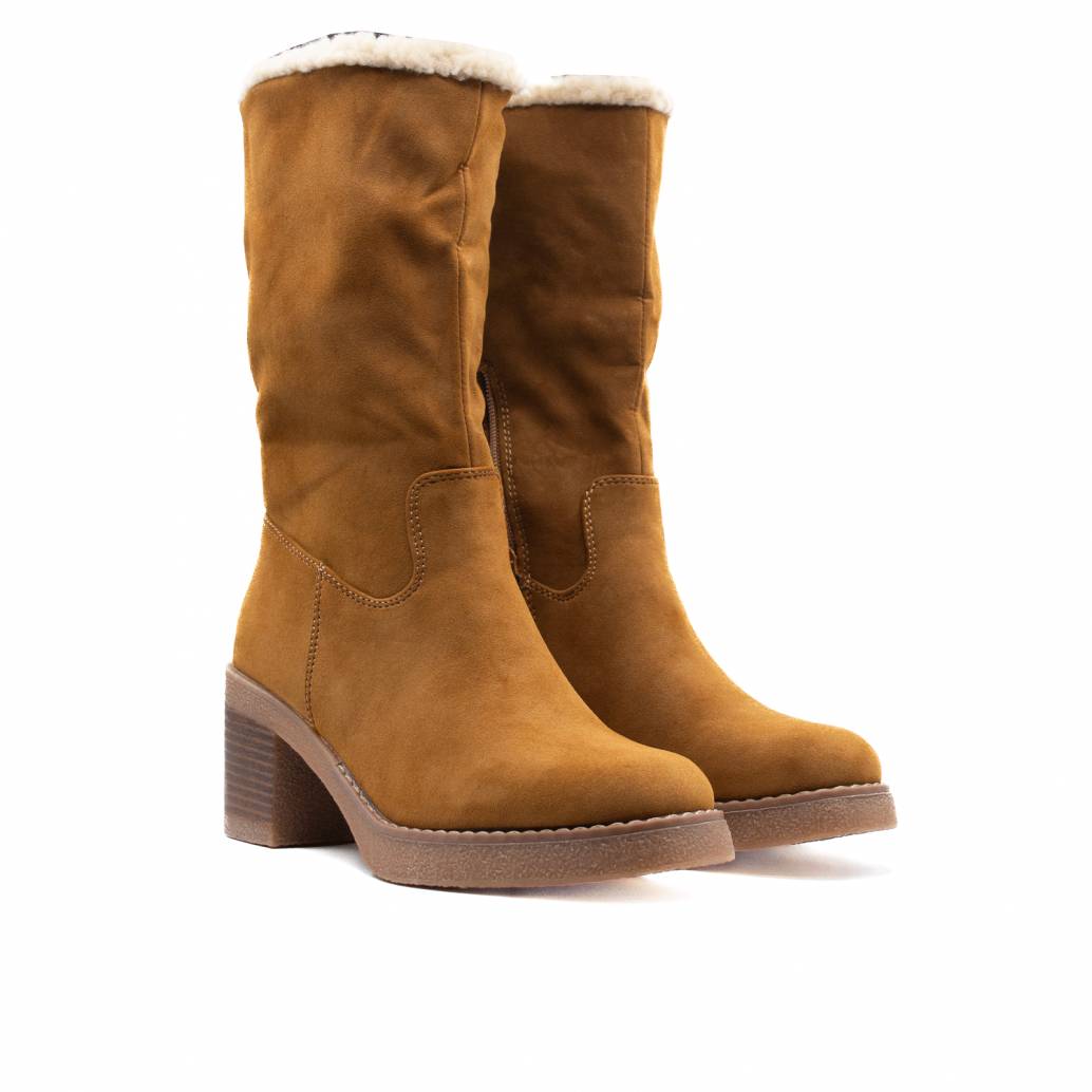 BOTA ANTELINA FORRO BORREGUILLO CAMEL 80983