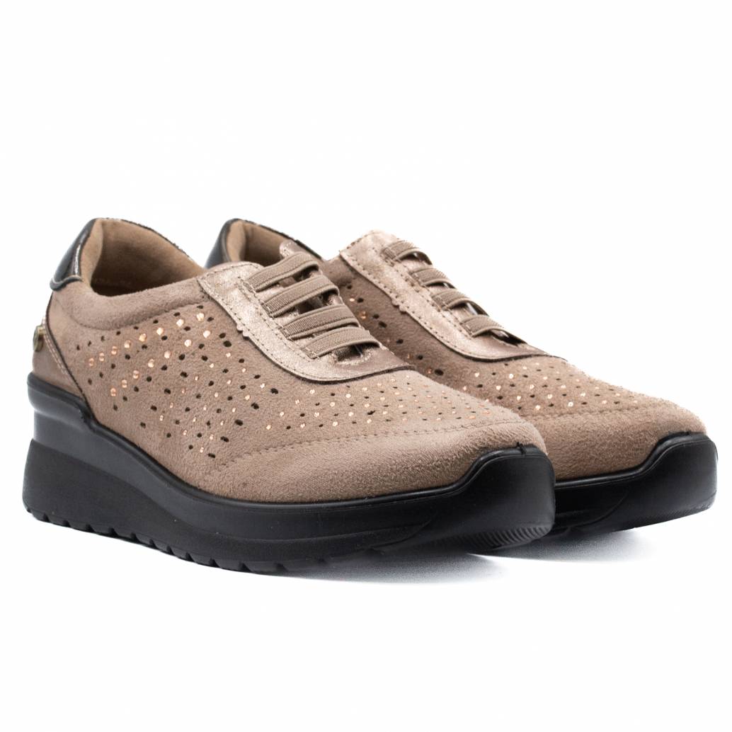 DEPORTIVO ANTELINA BRILLANTES PLANTILLA TAUPE 80821