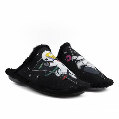 ZAPATILLA CASA HOMER NEGRO 61704