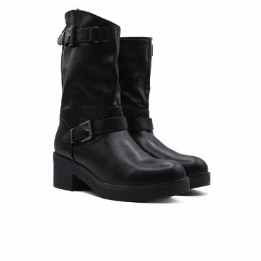 BOTIN NAPA DOBLE HEBILLA NEGRO 81762