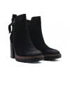 BOTIN NAPA CON CREMALLERA LATERAL NEGRO 81774