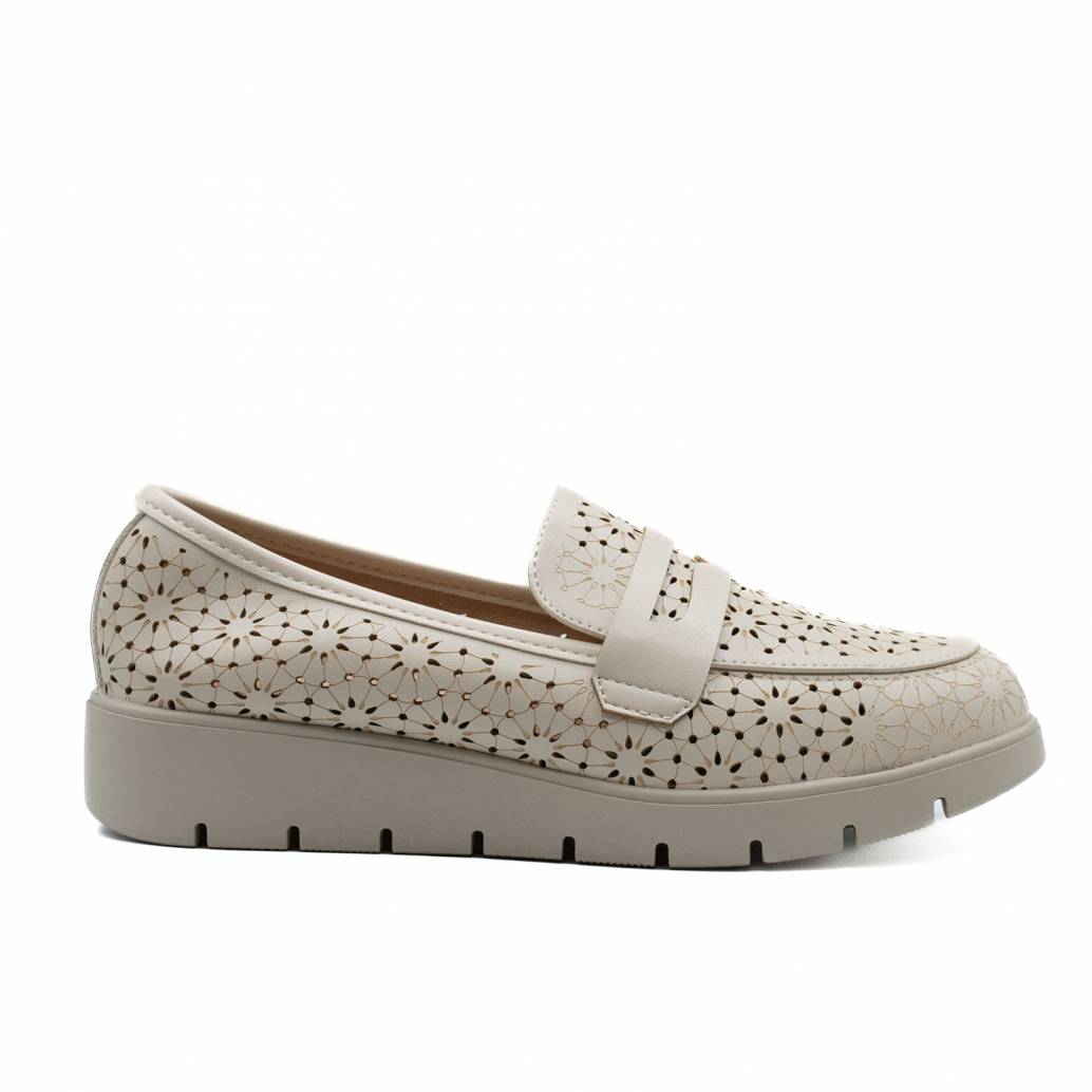 MOCASIN NAPA PICADAO PLANTILLA EXTRAIBLE BLANCO 82183