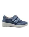 CASUAL NAPA PICADO CON DOBLE VELCRO AZUL 82199