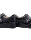 CASUAL NAPA PICADO CON VELCRO NEGRO 82200