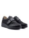 CASUAL NAPA PICADO CON VELCRO NEGRO 82200