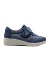 CASUAL NAPA PICADO CON VELCRO AZUL 82201