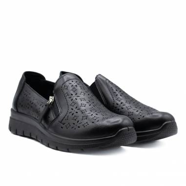 MOCASIN NAPA PICADO PLANTILLA EXTRAIBLE NEGRO 82082