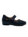 MERCEDITAS NAPA PICADA CON VELCRO NEGRO 82174