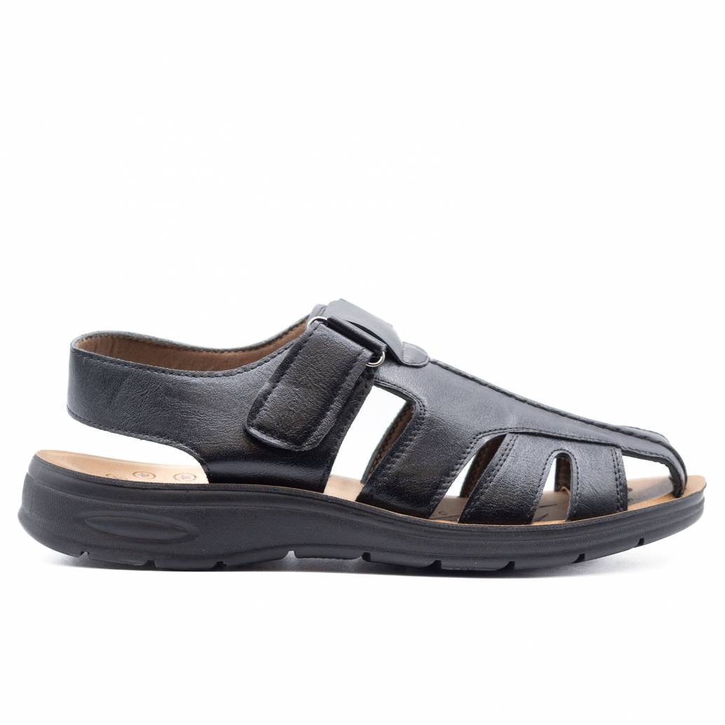 SANDALIA NAPA VELCRO NEGRO 61545