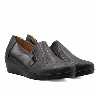 MOCASIN NAPA COMBINADO CREMALLERA GRIS 80641