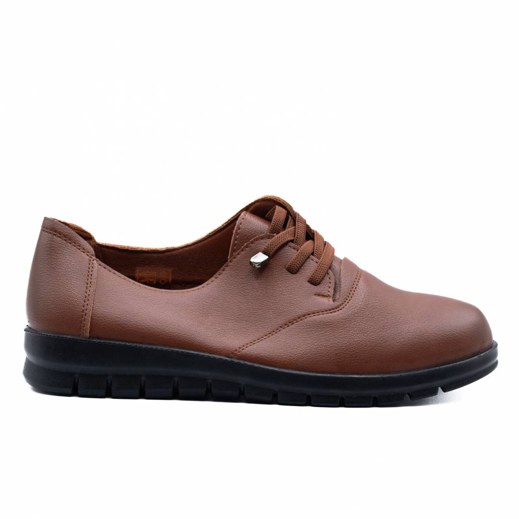 BLUCHER NAPA CORDONERAS ELASTICAS CAMEL 80781