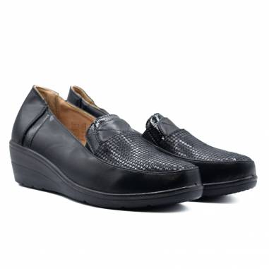 MOCASIN NAPA PLANTA ACOLCHADA NEGRO 80766