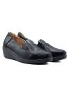 MOCASIN NAPA PLANTA ACOLCHADA NEGRO 80766