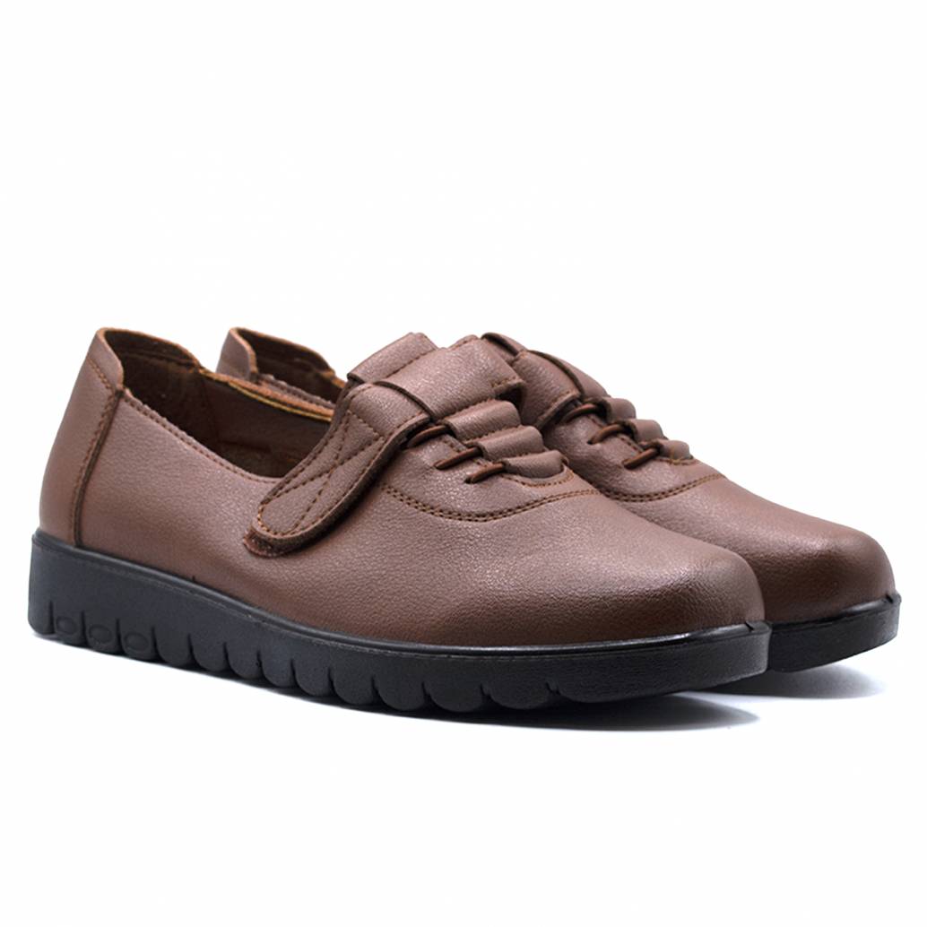 BLUCHER NAPA CORDONERAS Y VELCRO CAMEL 80775