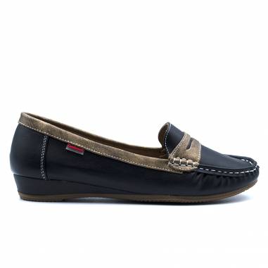 MOCASIN NAPA CUÑA NEGRO 80714