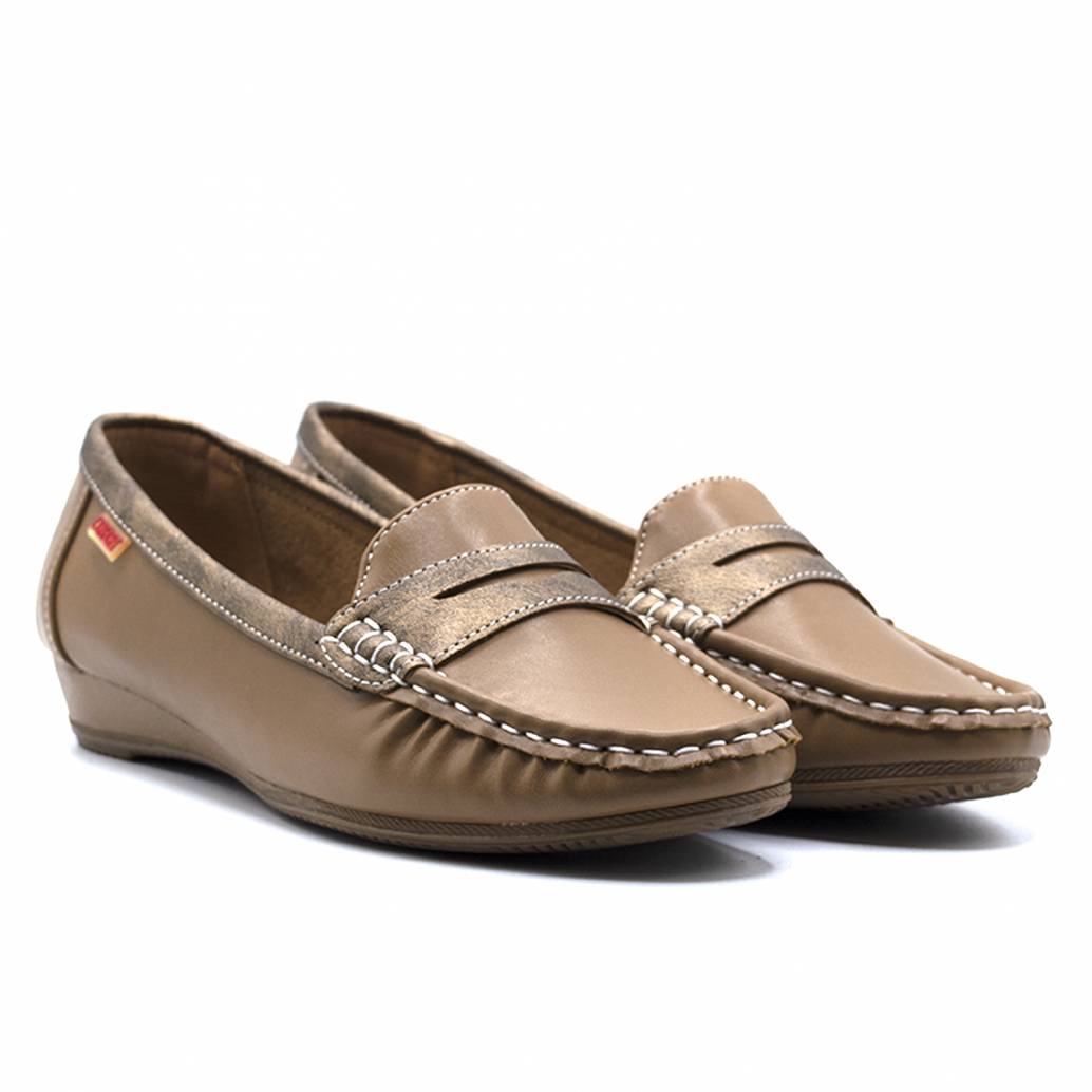 MOCASIN NAPA CUÑA MARRON 80715