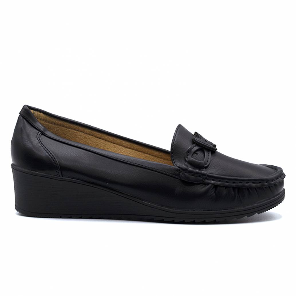 MOCASIN NAPA PLANTILLA ACOLCHADA NEGRO 80793