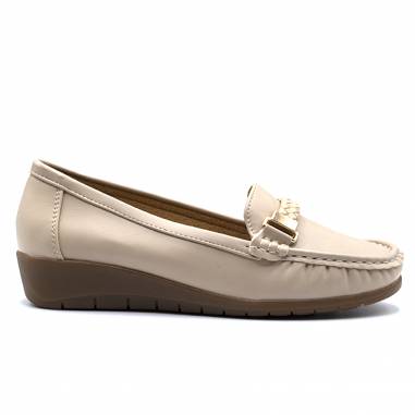 MOCASIN NAPA PLANTILLA ACOLCHADA BEIG 80810