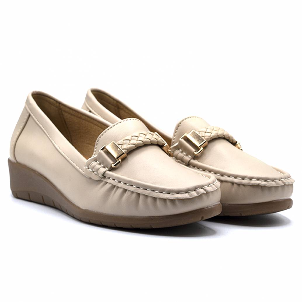 MOCASIN NAPA PLANTILLA ACOLCHADA BEIG 80810