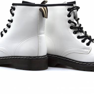 BOTIN NAPA PISO SIMPLE PESPUNTES BLANCO 80818